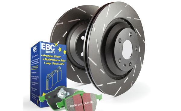 Disc Brake Pad & Rotor Kit Rear DP22188+USR7630 S2KR - EBC Brakes 2017-20 Genesis G70 4Cyl 2.0L and more