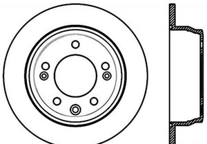 Brake Rotor Rear Left Drilled Slotted - StopTech 2017-20 Genesis G70 4Cyl 2.0L and more