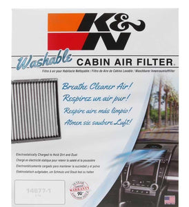 Cabin Air Filter - K&N 2017-20 Genesis G70 4Cyl 2.0L and more