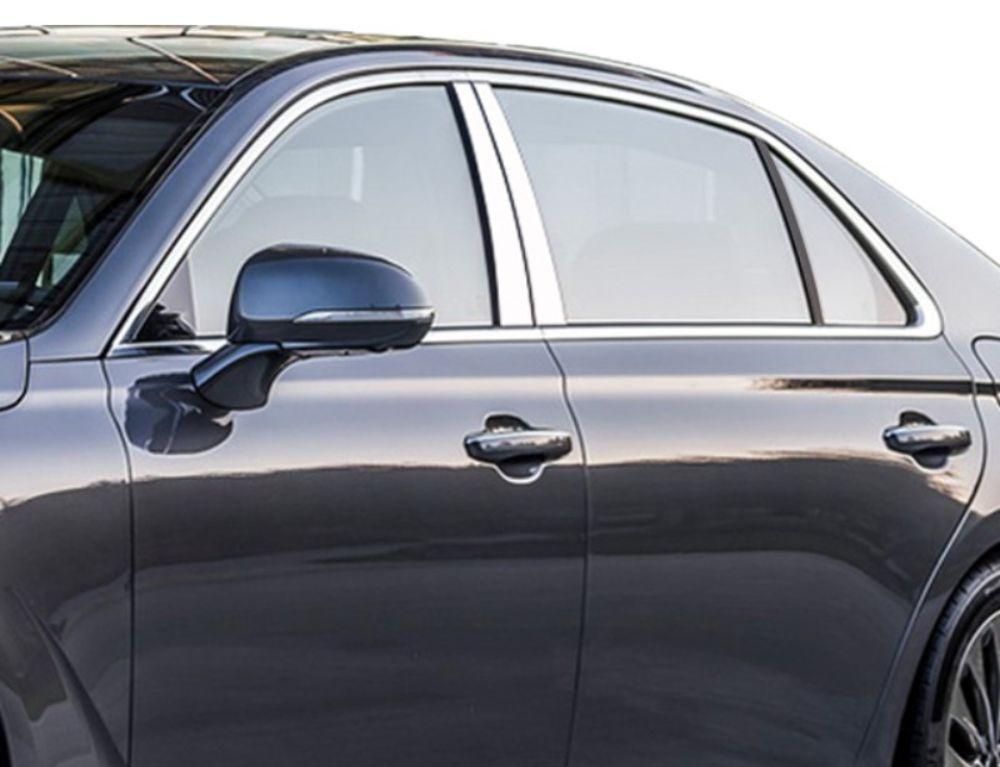 Pillar Post Trim Stainless Steel - Quality Auto Accessories 2017-18 Genesis G70