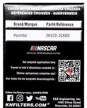 Load image into Gallery viewer, Oil Filter 83mm X 65mm - K&amp;N 2017-20 Genesis G70 4Cyl 2.0L and more
