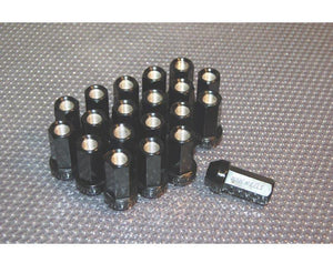 M12x1.25 Black Lug Nuts RS-Z - Work Wheels 2017-20 Genesis G70 4Cyl 2.0L and more