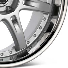 Load image into Gallery viewer, MOTEGI RACING SP7 19&quot; Rims Sil w/Pol Stainless Lip - Genesis Coupe 2.0T
