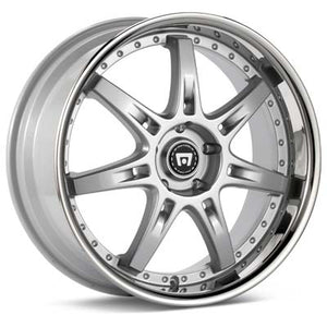MOTEGI RACING SP7 19" Rims Sil w/Pol Stainless Lip - Genesis Coupe 2.0T