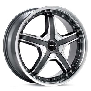 ASA AR7 19" Rims Machined w/Anthracite Accent - Genesis Coupe 2.0T