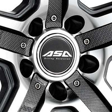 Load image into Gallery viewer, ASA AR9 With Spoke Inserts 19&quot; Rims Machined w/Anthracite Accent - Genesis Coupe 2.0T
