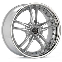 Load image into Gallery viewer, Avarus AV3 20&quot; Rims Bright Sil w/Pol Stainless Lip - Genesis Coupe 2.0T
