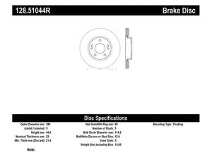 Brake Rotor Front Right Cross Drilled - StopTech 2017-20 Genesis G70 4Cyl 2.0L and more