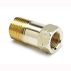 Autometer Adapters & Fittings Extension Adapters 3/8" Brass NPT Temperature Extension