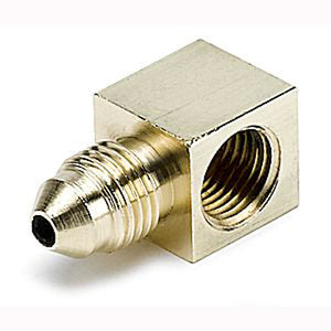 Autometer Adapters & Fittings Right Angle Fittings 1/8" NPT Female to -3AN Male Accessories