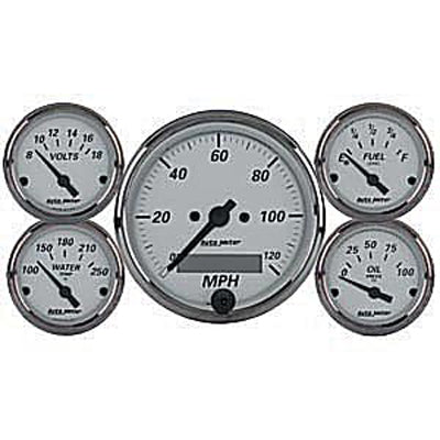 Autometer American Platinum In-Dash Tachs & Speedos Kit Box Gauges Kit
