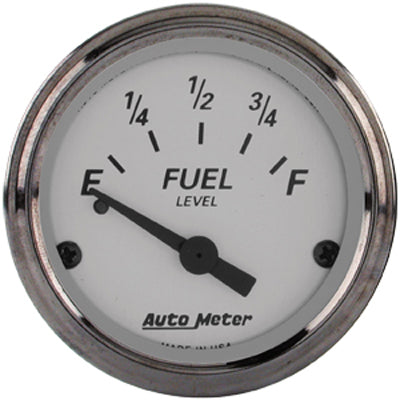 Autometer American Platinum Short Sweep Electric Fuel Level Gauges 2 1/16
