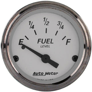 Autometer American Platinum Short Sweep Electric Fuel Level Gauges 2 1/16" (52.4mm)