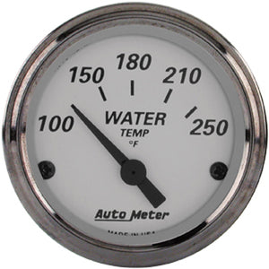 Autometer American Platinum Short Sweep Electric Water Temperature Gauges 2 1/16" (52.4mm)