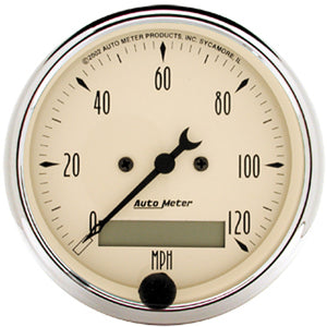 Autometer Antique Beige In-Dash Tachs & Speedos Gauges 3 1/8" (79.4mm)