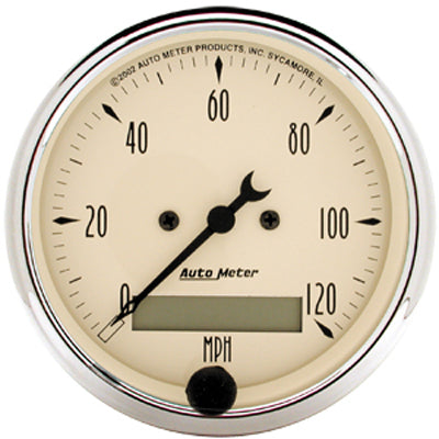 Autometer Antique Beige In-Dash Tachs & Speedos Gauges 3 1/8