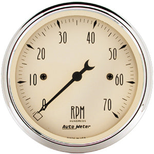 Autometer Antique Beige In-Dash Tachs & Speedos Tachometer Gauges 3 1/8" (79.4mm)