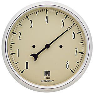 Autometer Antique Beige In-Dash Tachs & Speedos Tachometer Gauges 5" (127mm)