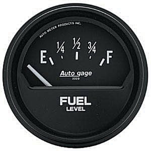 Autometer Auto Gage Short Sweep Electric Fuel Level gauge 2 5/8" (66.7mm)