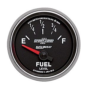 AutoMeter Sport Comp II Fuel Level Gauge