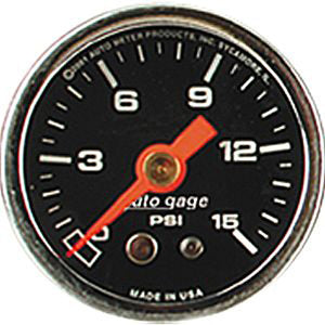 Autometer Autogage Mechanical Fuel Pressure gauge 1 1/2" (38.1mm)