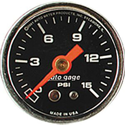Autometer Autogage Mechanical Fuel Pressure gauge 1 1/2