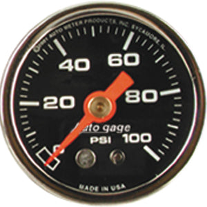 Autometer Autogage Mechanical Fuel Pressure Gauge 1 1/2