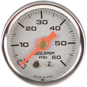 Autometer Autogage Mechanical Fuel Pressure Gauge 1 1/2" (38.1mm)