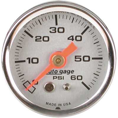 Autometer Autogage Mechanical Fuel Pressure Gauge 1 1/2