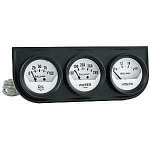 Autometer Autogage Mechanical Three-Gauge 2 1/16" (52.4mm)