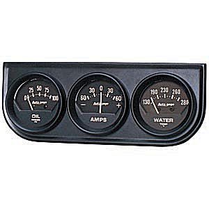 Autometer Autogage Mechanical Three-Gauge 2 1/16" (52.4mm)