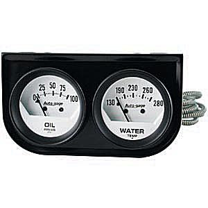 Autometer Autogage Mechanical Two gauge 2 1/16