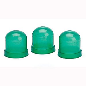 Autometer Bulbs & Sockets Light Bulb Covers 3 Pack - Green Accessories