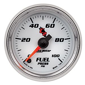 Autometer C2 Full Sweep Electric Fuel Pressure gauge 2 1/16" (52.4mm)