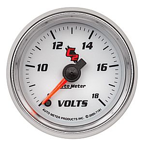 Autometer C2 Full Sweep Electric Voltmeter gauge 2 1/16