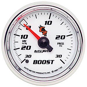 Autometer C2 Mechanical Boost / Vacuum gauge 2 1/16