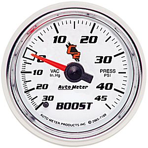 Autometer C2 Mechanical Boost / Vacuum gauge 2 1/16