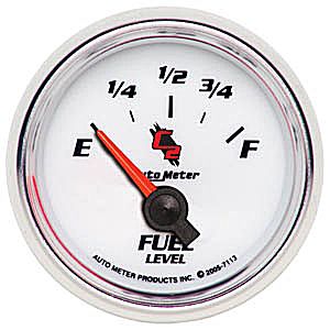 Autometer C2 Short Sweep Electric Fuel Level gauge 2 1/16