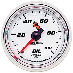 Autometer C2 Mechanical Oil Pressure gauge 2 1/16