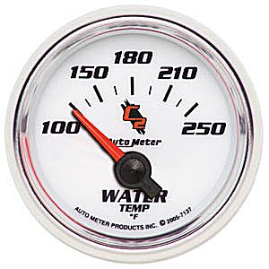 Autometer C2 Short Sweep Electric Water Temperature gauge 2 1/16" (52.4mm)