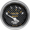 Autometer Carbon Fiber Short Sweep Electric Fuel Level gauge 2 1/16