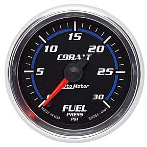 Autometer Cobalt Full Sweep Electric Fuel Pressure gauge 2 1/16