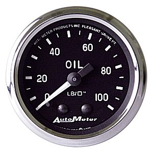 Autometer Cobra Mechanical Oil Pressure gauge 2 1/16" (52.4mm)