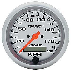 Autometer Metric In-Dash Tachs & Speedos Speedometer gauge 3 3/8