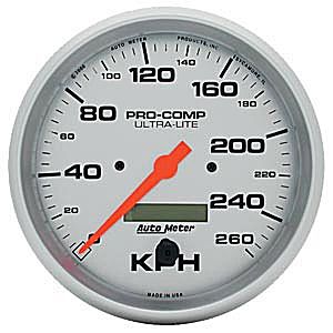 Autometer Metric In-Dash Tachs & Speedos Speedometer gauge 5" (127mm)