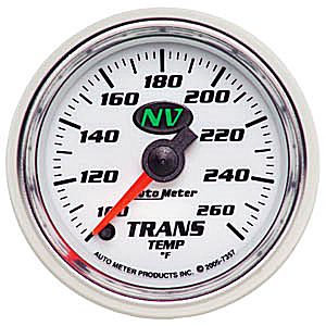 Autometer NV Full Sweep Electric Trans Temperature gauge 2 1/16