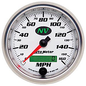 Autometer NV In-Dash Tachs & Speedos Speedometer gauge 3 3/8
