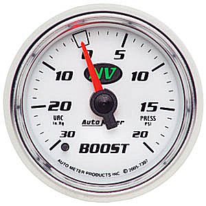 Autometer NV Mechanical Boost / Vacuum gauge 2 1/16