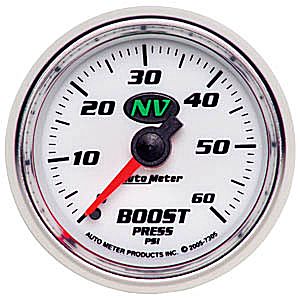 Autometer NV Mechanical Boost gauge 2 1/16" (52.4mm)