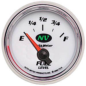 Autometer NV Short Sweep Electric Fuel Level gauge 2 1/16" (52.4mm)